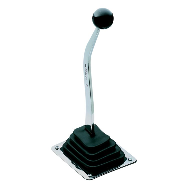 Indy Universal 3-Speed Manual Shifter, Tall, for Chevy/GMC and Ford 2WD Pickups [Chrome-Plated Steel]
