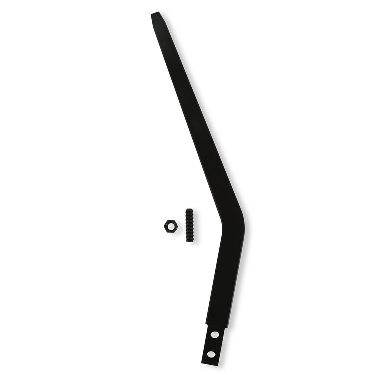 Billet Shifter Stick, 16 in. Tall, for 3/8-16 Threaded Handles and Knobs [Satin Black]