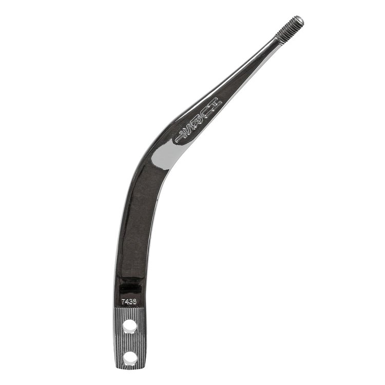 Replacement Shifter Stick for Two-Bolt Attachment Shifters, 10.18 in. Tall x 4.75 in. Setback [Chrome]