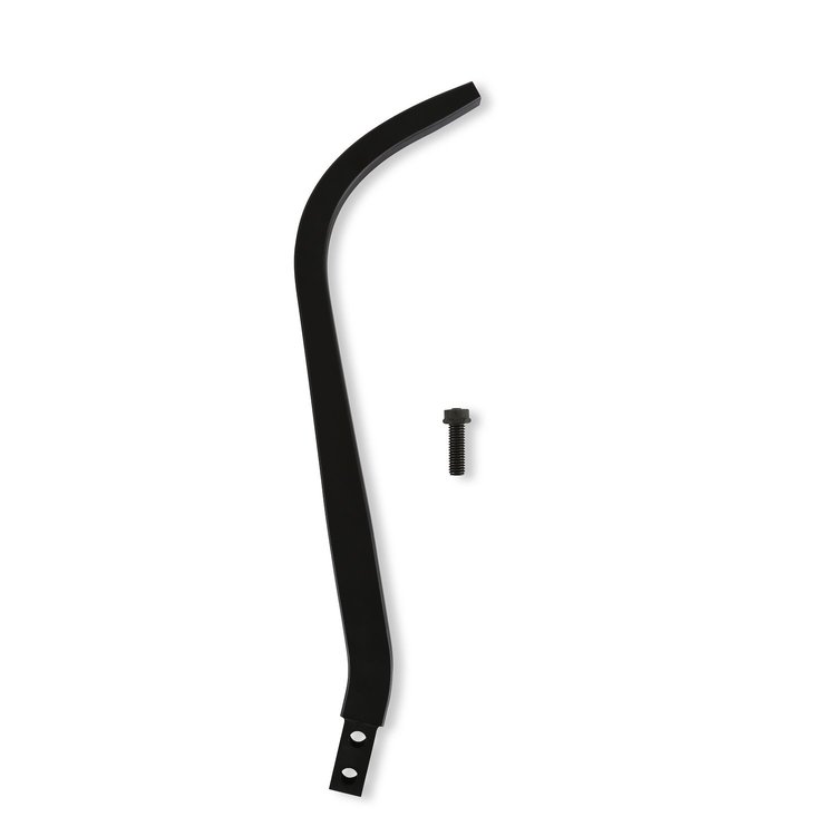 Billet Shifter Stick, 16.5 in. Tall, for 3/8-16 Threaded Handles and Knobs [Satin Black]
