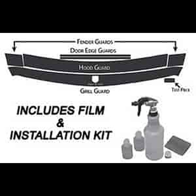 Husky Shield  Body Protection Film Kit Incl. Front Hood Guard/Upper Bumper/Fenders/Door Edge Guards And PN[07999]