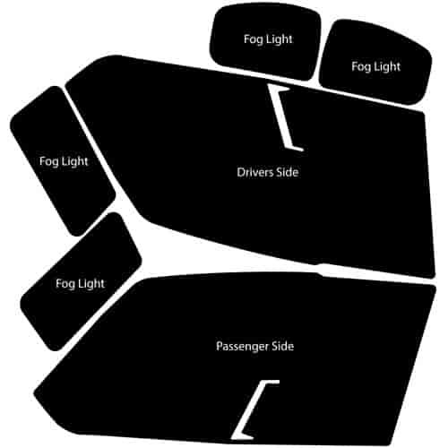 Husky Shield Headlight Guard 2009-14 Ram 1500