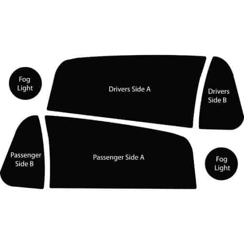 Husky Shield Headlight Guard 2009-10 Charger
