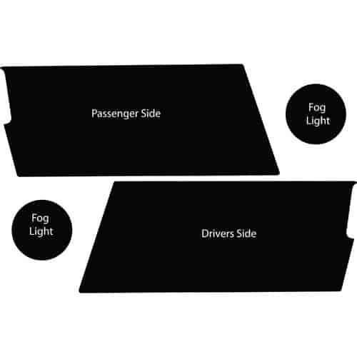 Husky Shield Headlight Guard 2008-11 Dakota