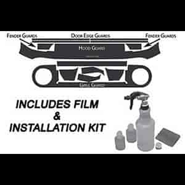 Husky Shield  Body Protection Film Kit Incl. Front Hood Guard/Fenders/Grille/Door Edge Guards And PN[07999]