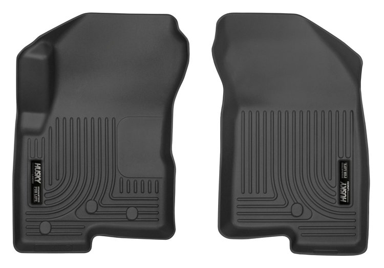 13001 WeatherBeater Front Floor Liners for 2007-2012 Dodge Caliber, 2007-2017 Jeep Compass, and 2007-2017 Jeep Patriot [Black]