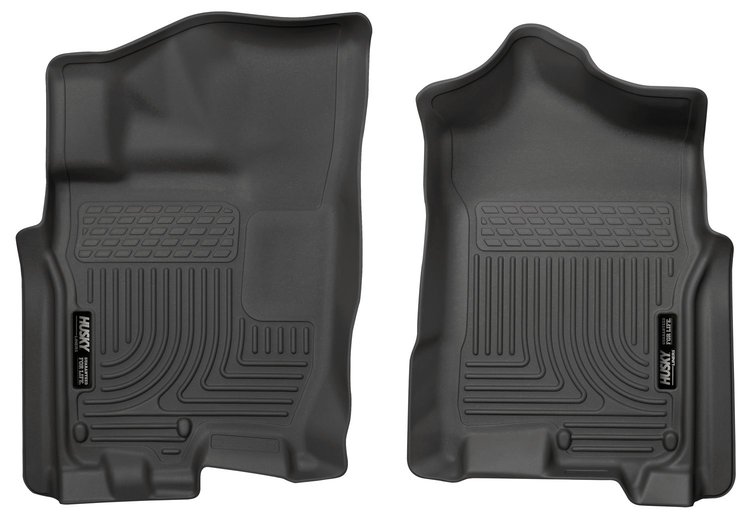 13601 WeatherBeater Front Floor Liners for 2016-2024 Nissan Titan XD and 2017-2024 Nissan Titan [Black]