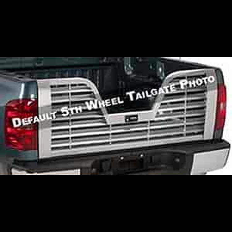 5th Wheel Style Flo-Thru Tailgate w/Center Opening Latch Bright Dipped Anodized Aluminum
