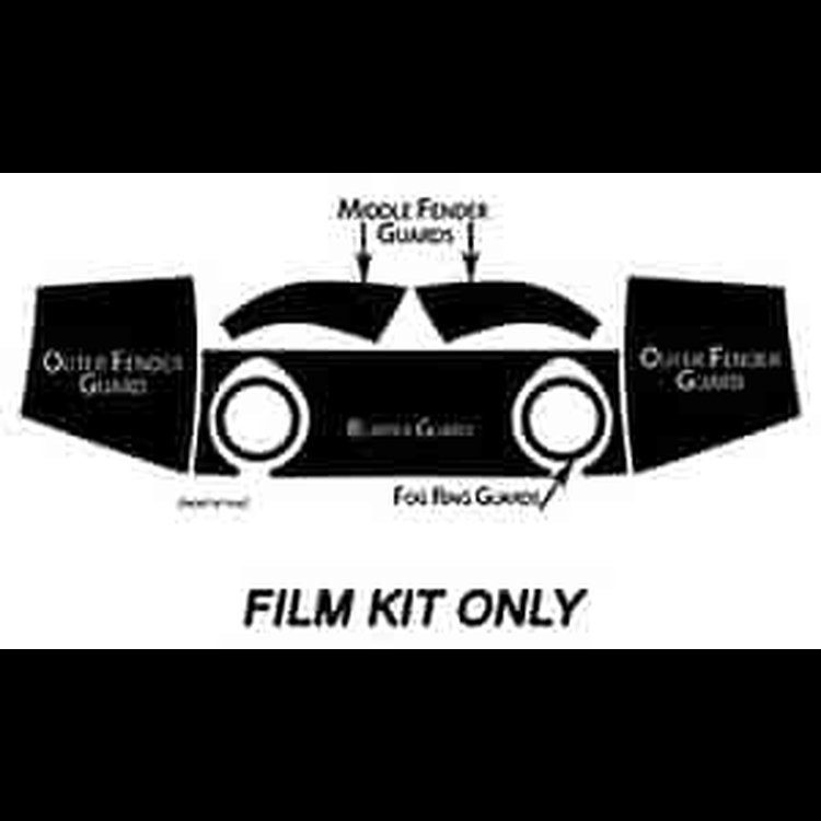 Husky Shield Body Protection Film Incl. Painted Fenders And Bumper Center