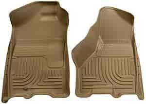 WeatherBeater Floor Liner 02-10 Ram Pickup Tan 2 pc. Front