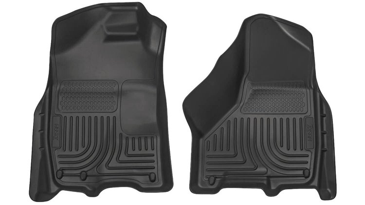 18031 WeatherBeater Front Floor Liners for 2002-2024 Dodge and Ram Models [Black]