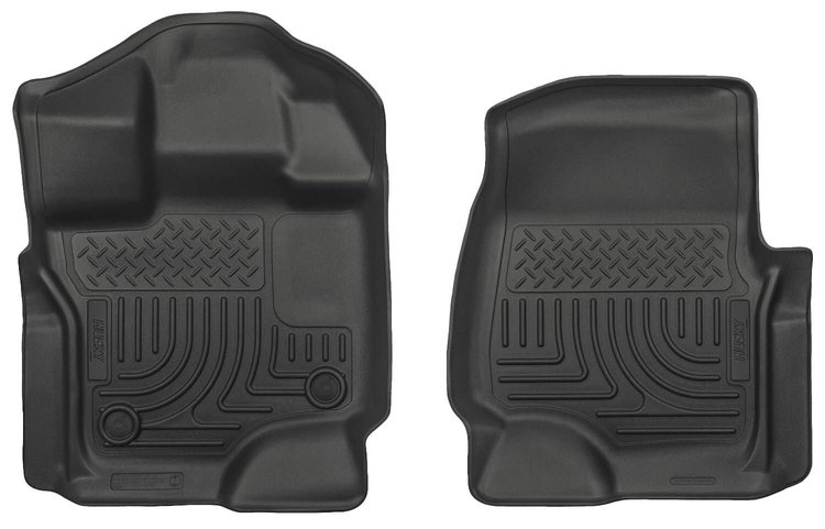 18361 WeatherBeater Front Floor Liners Fits Select Ford F-150 and Select Ford F-150 Lightning [Black]