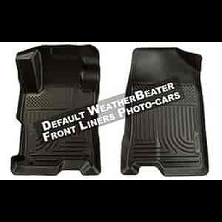 WeatherBeater Floor Liner 10-13 Tundra Black 2 pc. Front