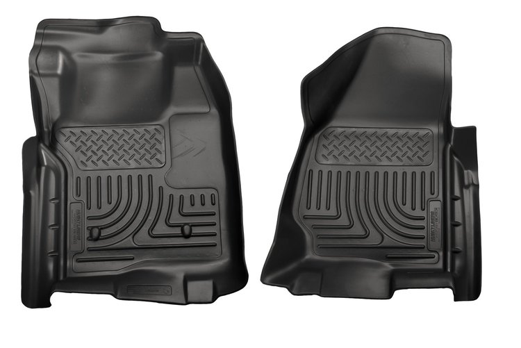 18711 WeatherBeater Front Floor Liners for 2011-2012 Ford F-250 Super Duty and 2011-2012 Ford F-350 Super Duty [Black]