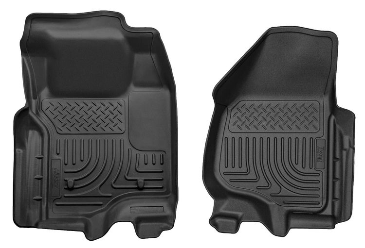18731 WeatherBeater Front Floor Liners for 2011-2012 Ford Models [Black]