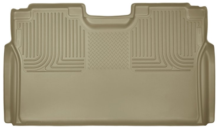 19373 WeatherBeater 2nd Row Floor Liner Fits Select Ford Models [Tan]
