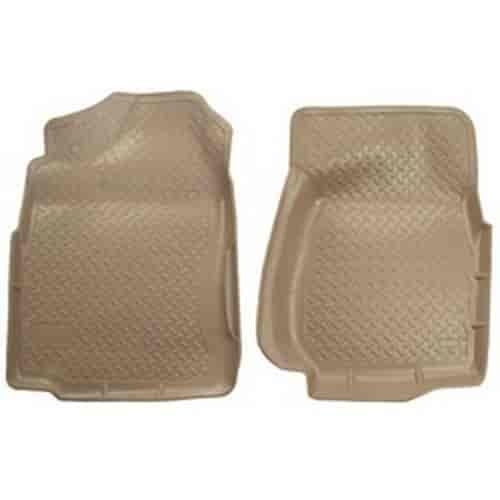 Tan Front Floor Liner, 1999-04 Chevrolet Silverado/GMC Sierra Regular Cab HD