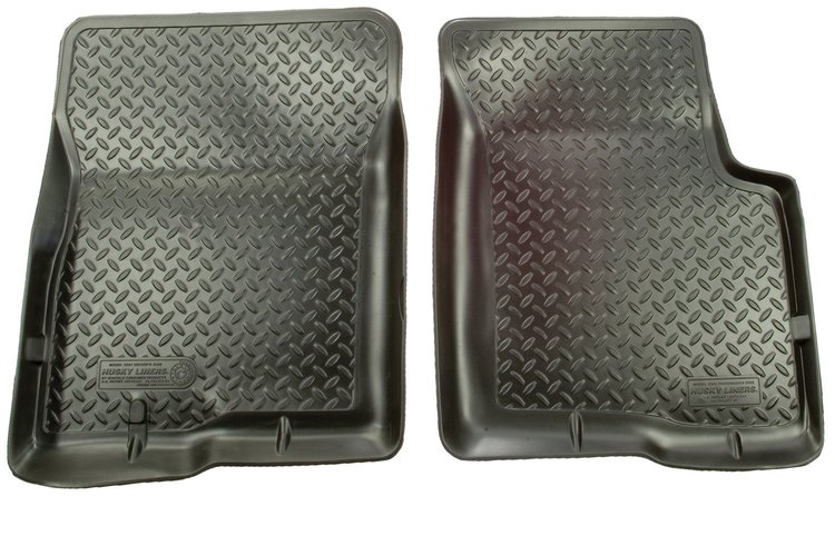 34071 Classic Front Floor Liners for 2008-2014 Subaru Models [Black]