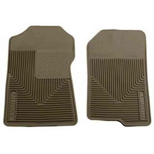 Tan Heavy Duty Front Floor Mats, 1997-02 Ford Expedition