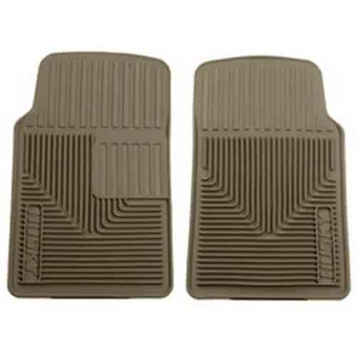 Tan Heavy Duty Front Floor Mats, Fits Various Vehicle Applications *While Supplies Last*