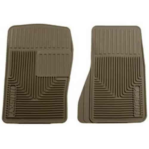 Tan Heavy Duty Front Floor Mats, Fits Various Vehicle Applications *While Supplies Last*