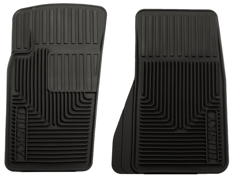 51081 Heavy Duty Front Floor Mats for 1984-2004, 2007-2009 Jeep Models [Black]
