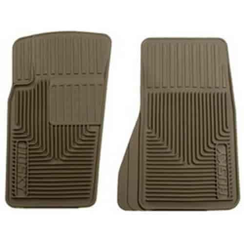 Tan Heavy Duty Front Floor Mats, 1998-04 Chevrolet Corvette
