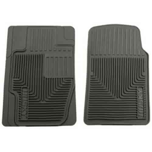 Grey Heavy Duty Front Floor Mats, Fits Various Vehicle Applications *While Supplies Last*