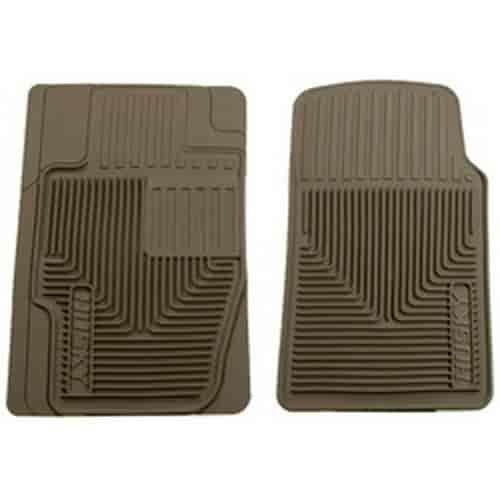 Tan Heavy Duty Front Floor Mats, Fits Various Vehicle Applications *While Supplies Last*