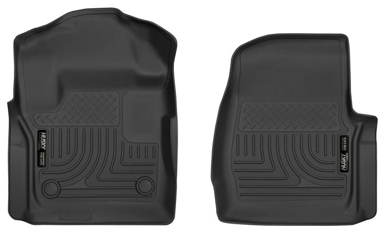 52721 X-act Contour Front Floor Liners Fits Select Ford F-250 Super Duty and Select Ford F-350 Super Duty [Black]