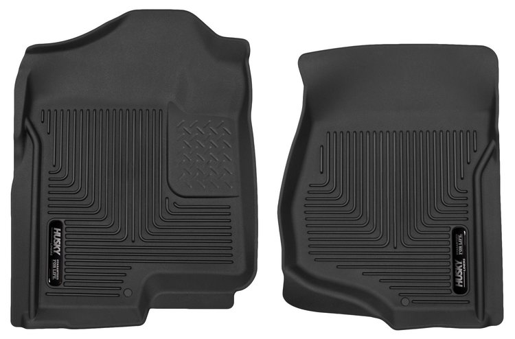 53101 X-act Contour Front Floor Liners for 2007-2014 Cadillac, Chevrolet, and GMC Models [Black]