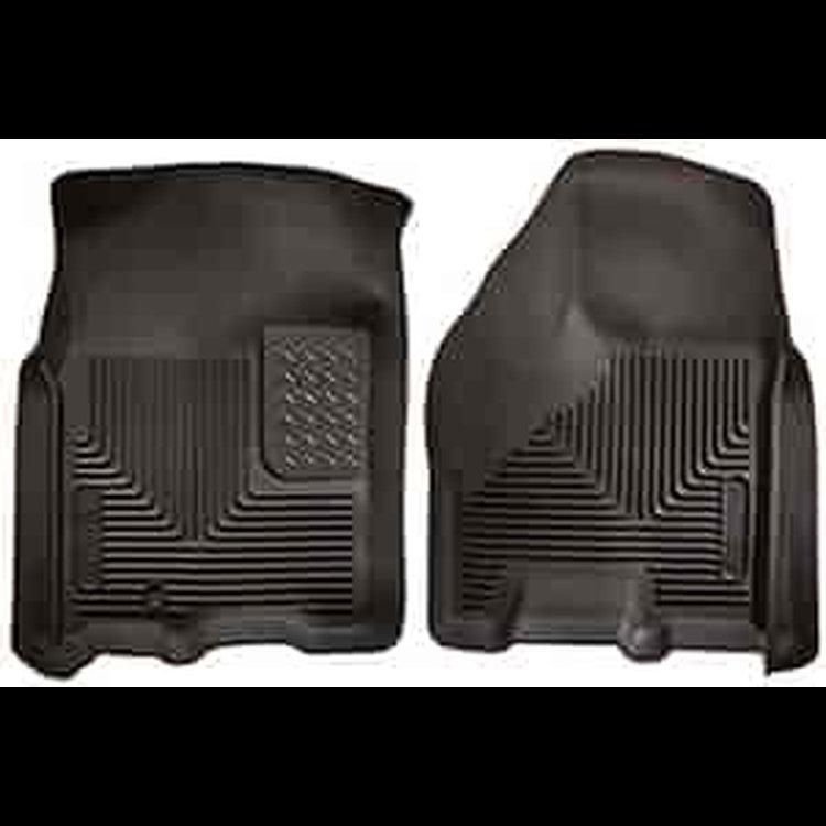X-act Contour Floor Liner Black 2 pc. Front