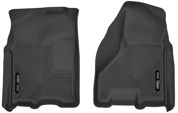 53511 X-act Contour Front Floor Liners for 2009-2022, 2024 Dodge and Ram Models [Black]