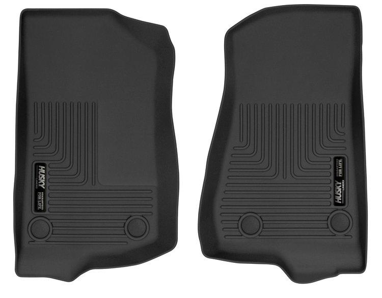 54531 X-act Contour Front Floor Liners Fits Select Jeep Wrangler and Select Jeep Gladiator [Black]