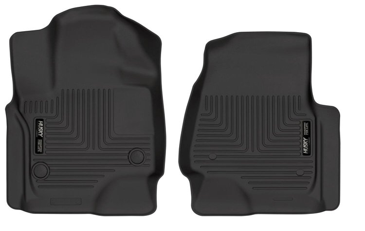 54651 X-act Contour Front Floor Liners for 2018-2024 Ford Expedition and 2018-2024 Lincoln Navigator [Black]