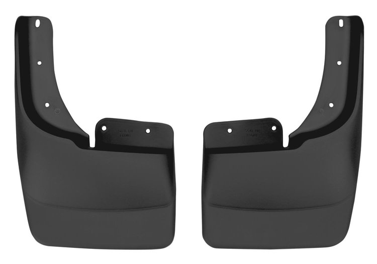 56411 Front Mud Guards for 1997-2003 Ford F-150, 1997-1998 Ford F-250, and 2004 Ford F-150 Heritage [Black]