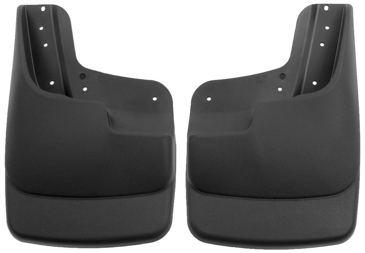 56511 Front Mud Guards for 2003-2010 Ford F-250 Super Duty and 2003-2010 Ford F-350 Super Duty [Black]