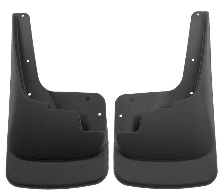 56641 Front Mud Guards for 2008-2010 Ford F-250 Super Duty and 2008-2010 Ford F-350 Super Duty [Black]