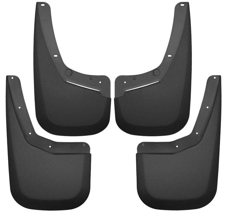 56796 Front & Rear Mud Guards for 2007-2014 Chevrolet Models [Black]