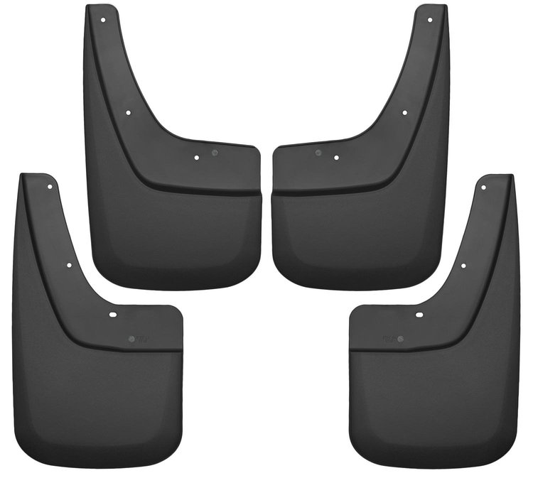 56896 Front & Rear Mud Guards for 2014-2019 GMC Models [Black]