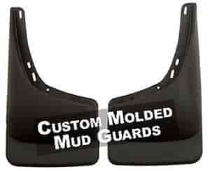 Custom Molded Mud Guards Black
