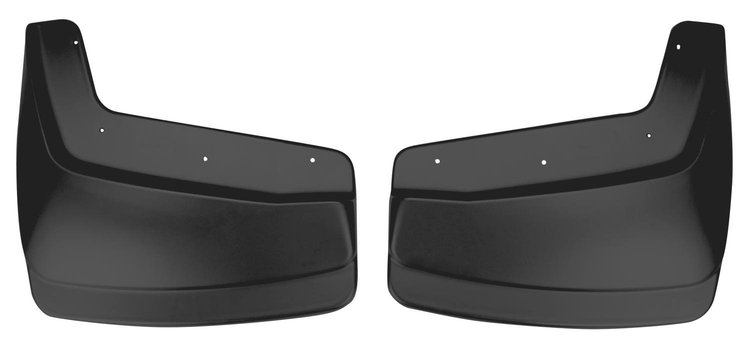 57121 Rear Mud Guards for 2006-2009 Dodge Ram 3500 [Black]