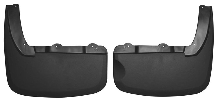 57191 Rear Mud Guards for 2010 Dodge Ram 3500 and 2011-2018 Ram 3500 [Black]