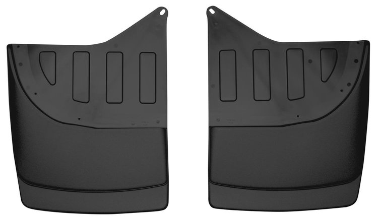 57351 Rear Mud Guards for 2001-2007 Chevrolet and GMC Models [Black]