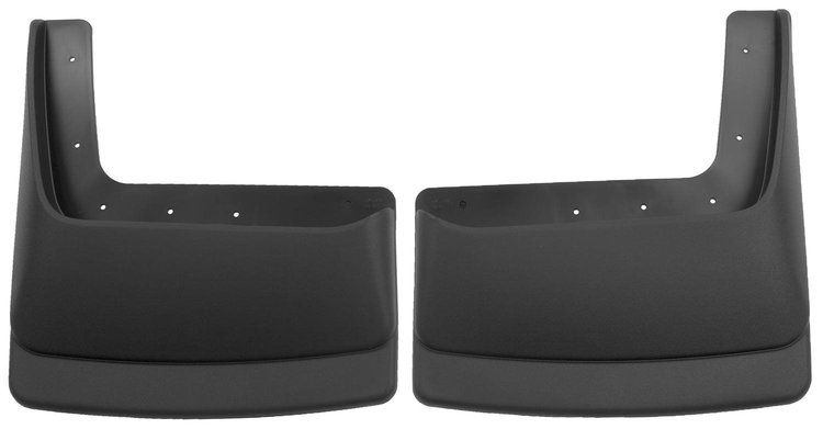 57451 Rear Mud Guards for 1999-2010 Ford F-350 Super Duty and 1999-2010 Ford F-450 Super Duty [Black]