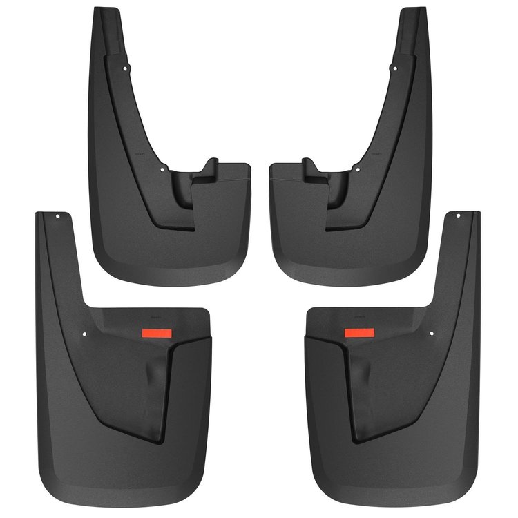 58046 Front & Rear Mud Guards Fits Select Ram 2500 and Select Ram 3500 [Black]