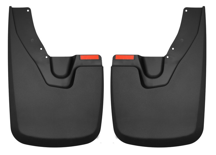58051 Front Mud Guards Fits Select Ram 2500, 2019-2025 Ram 2500 Lone Star, Fits Select Ram 3500 [Black]