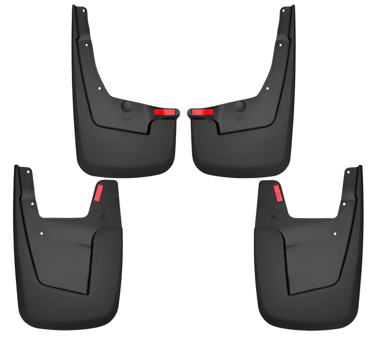 58146 Front & Rear Mud Guards Fits Select Ram 1500 [Black]