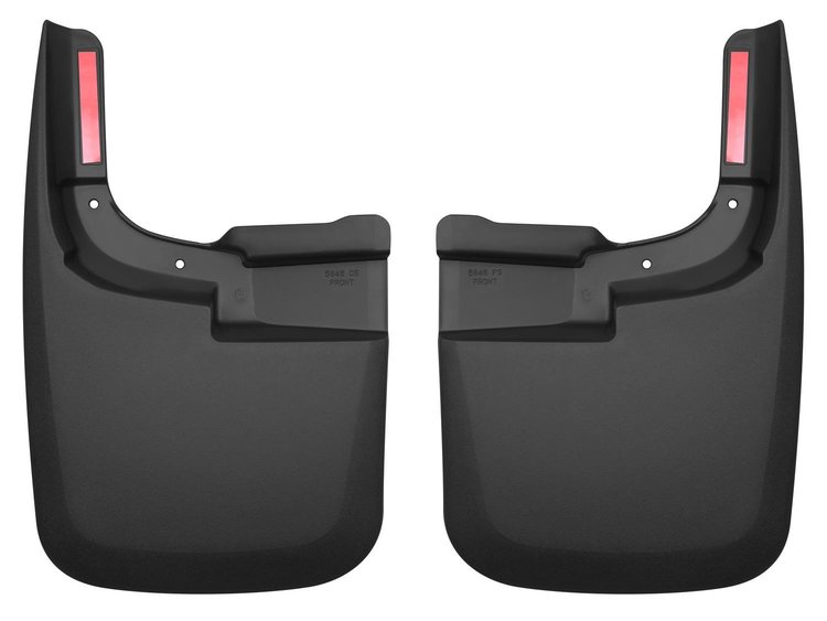 58461 Front Mud Guards for 2017-2024 Ford F-250 Super Duty and 2017-2024 Ford F-350 Super Duty [Black]