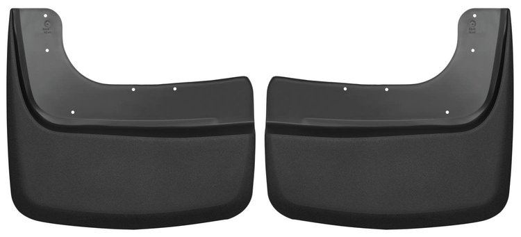 59481 Rear Mud Guards for 2017-2024 Ford F-350 Super Duty and 2017-2024 Ford F-450 Super Duty [Black]